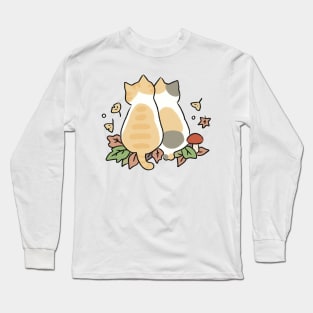 Couple Cats Fallin Love Long Sleeve T-Shirt